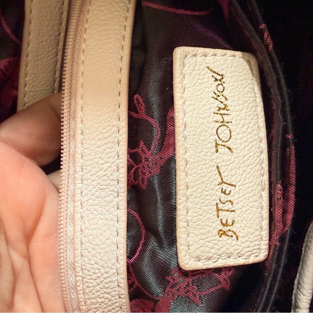 Betsey Johnson Blush Floral Shoulder Bag - Picture 7 of 9